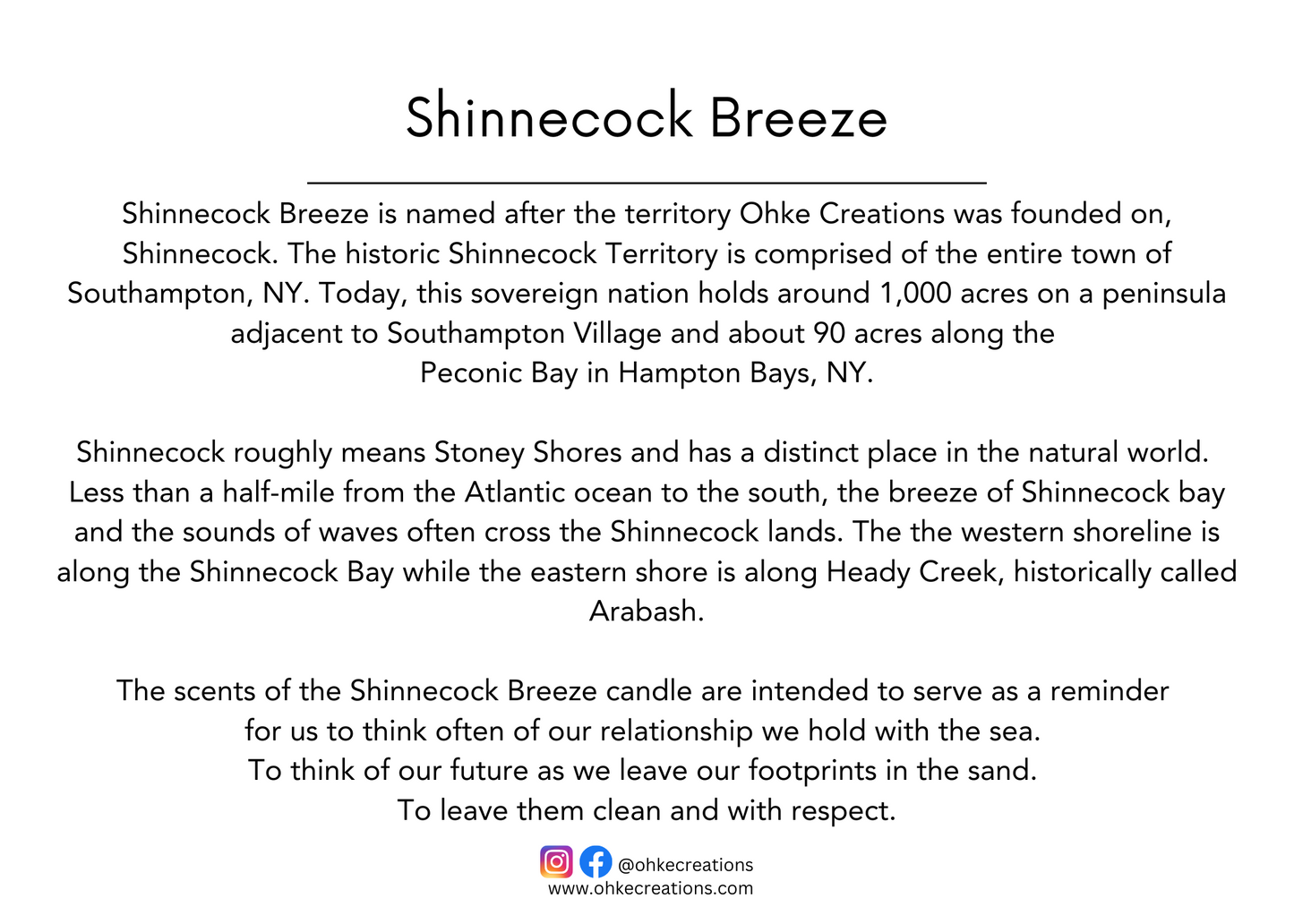 Shinnecock Breeze Soy Wax Candle 7oz Wood Wick